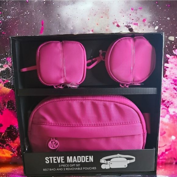 Steve Madden Handbags - STEVE MADDEN BELT BAG 3 PIECE NIB SET